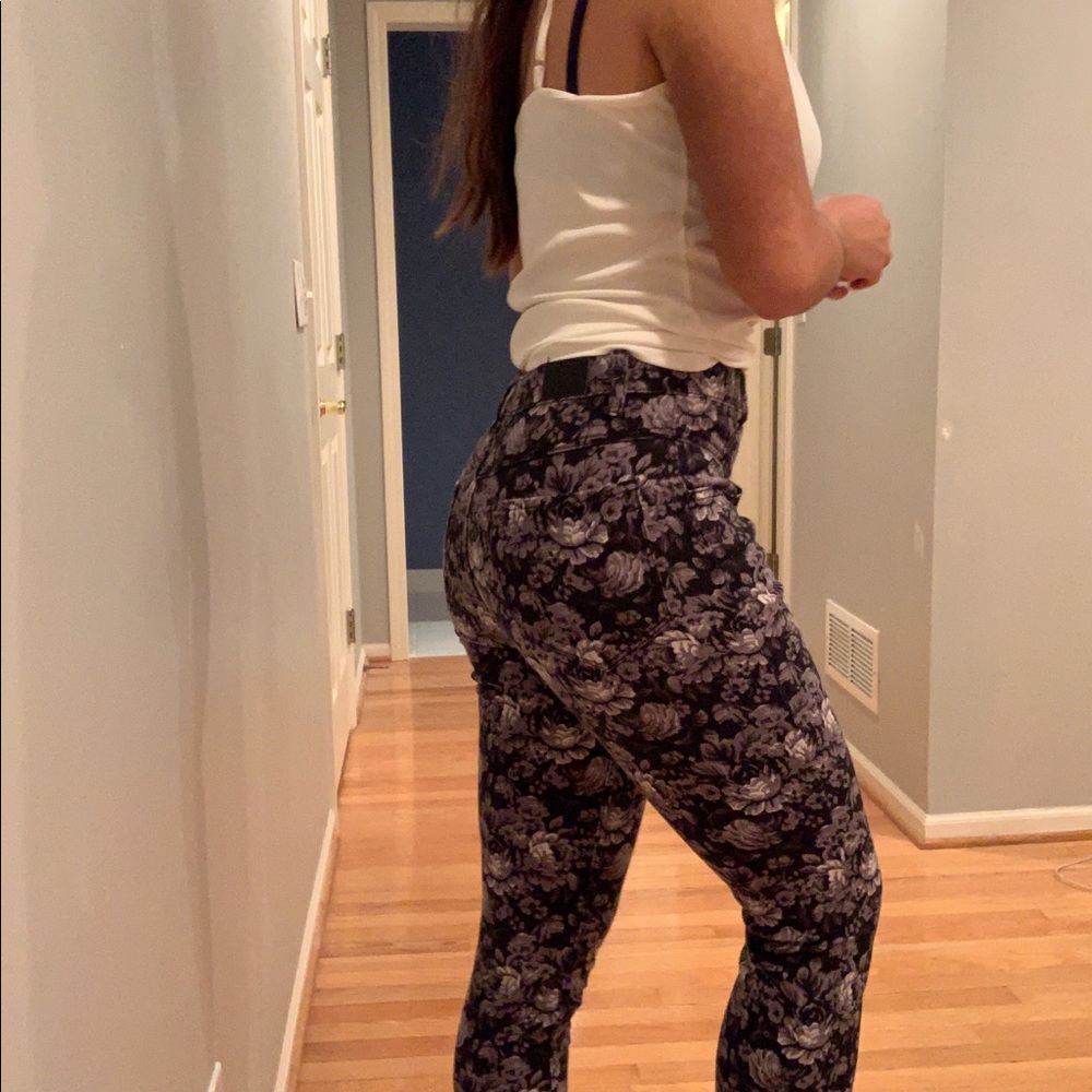 Urban outfitters floral patterned pants